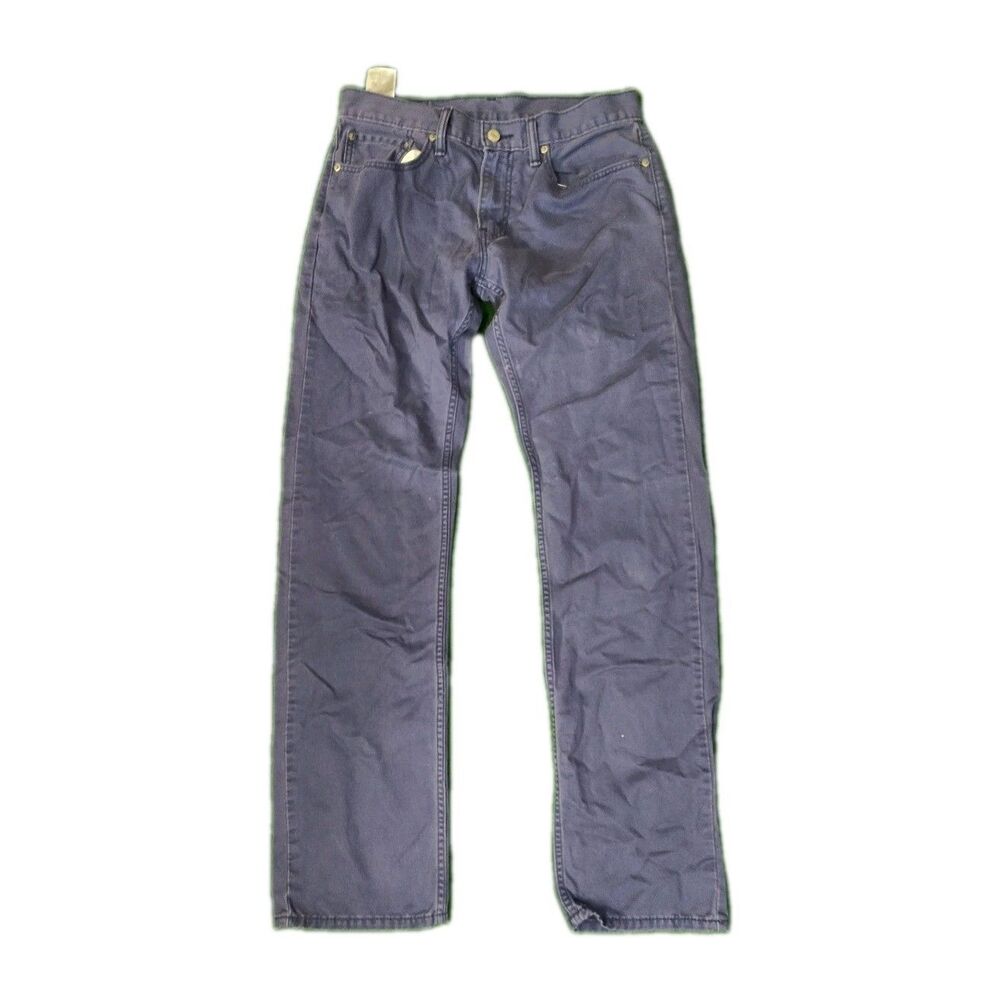 Purple Levi's Blank Tab 514 Slim Straight Fit Size 32